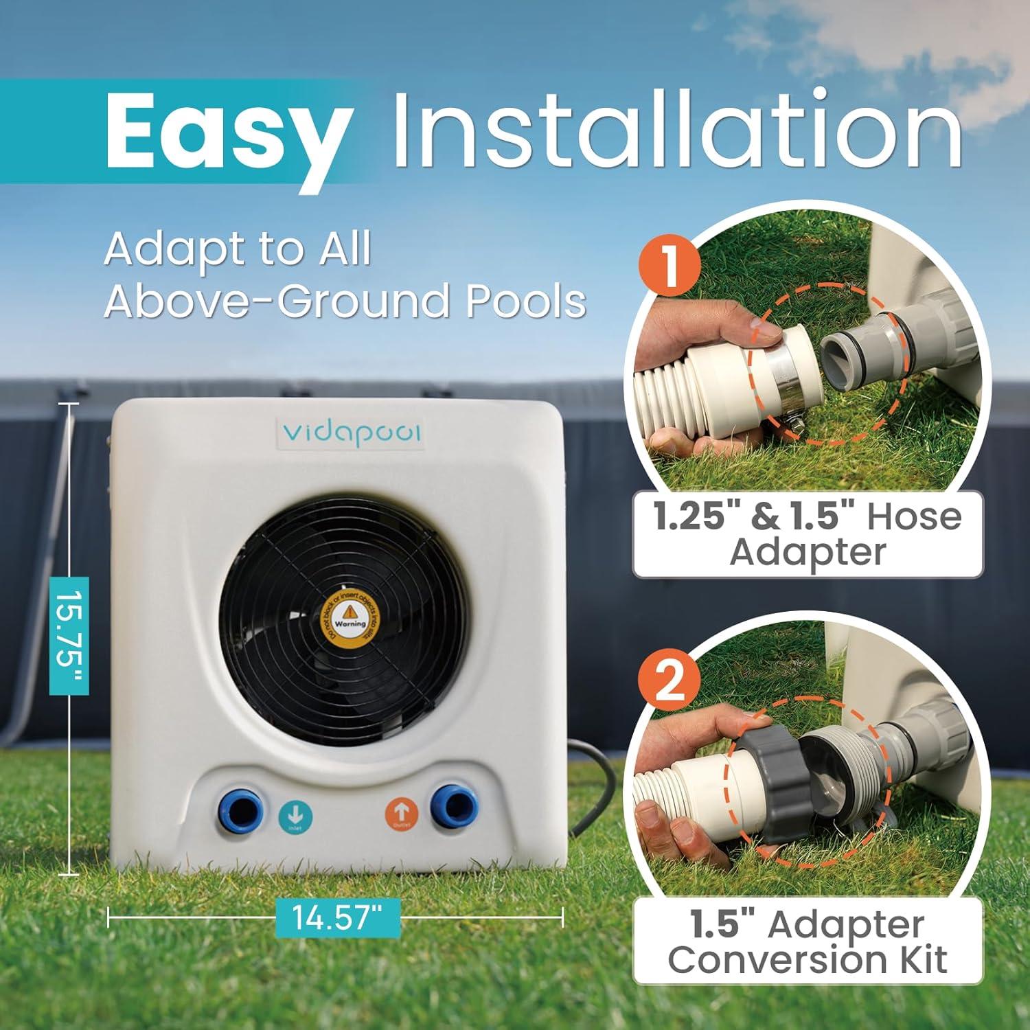How We Extended Our Swim season with a 16,000 BTU Heat Pump